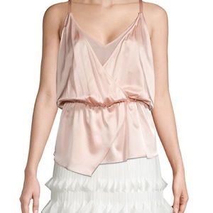 NWT- Pink silk RAMY Brooke top